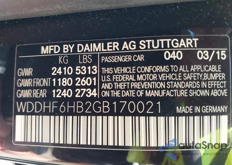 2016 Mercedes-Benz E 400 4Matic from USA, damaged, VIN WDDHF6HB2GB170021